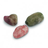 Piedras naturales Cuarzo pepitas 5-10mm - Multicolor rosa verde marrón